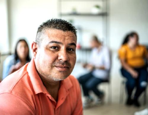 Adulto con esperanza